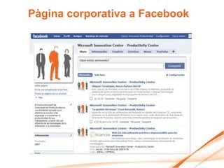 Pàgina corporativa a Facebook
 