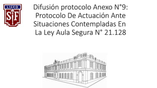 taller protocolo aula segura año 2024... | PPTX