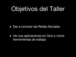 Taller Redes Sociales