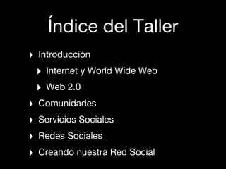 Taller Redes Sociales
