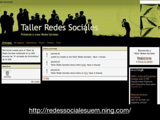 Taller Redes Sociales