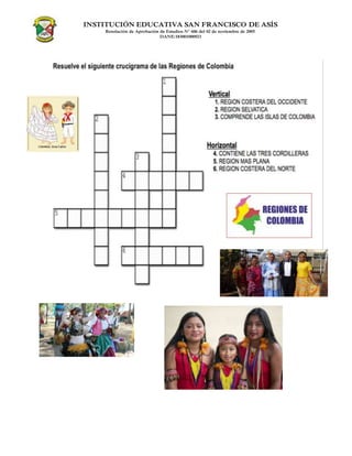 INSTITUCIÓN EDUCATIVA SAN FRANCISCO DE ASÍS
Resolución de Aprobación de Estudios N° 606 del 02 de noviembre de 2005
DANE:183001000923
 