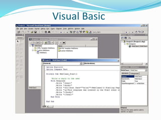 Visual Basic
 