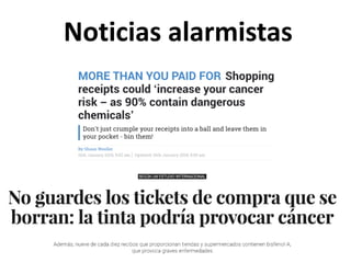 Noticias alarmistas
 