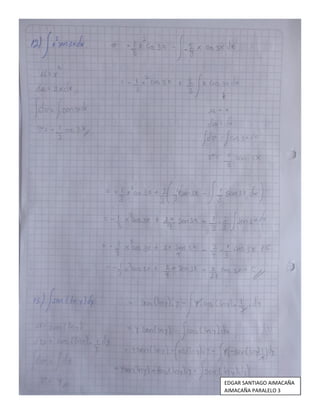 EDGAR SANTIAGO AIMACAÑA
AIMACAÑA PARALELO 3
 