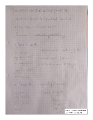 EDGAR SANTIAGO AIMACAÑA
AIMACAÑA PARALELO 3
 