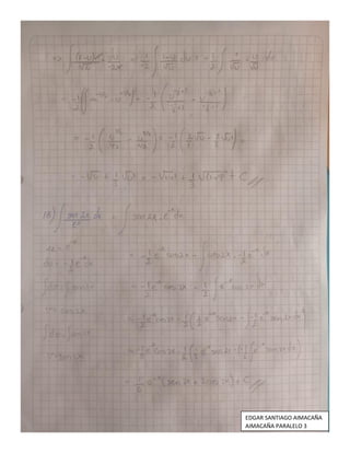 EDGAR SANTIAGO AIMACAÑA
AIMACAÑA PARALELO 3
 