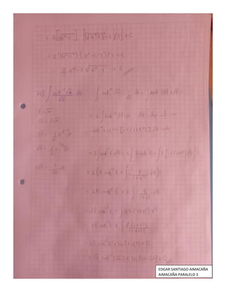 EDGAR SANTIAGO AIMACAÑA
AIMACAÑA PARALELO 3
 