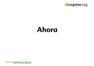 Taller semillas 2011 Cropster