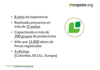 Taller semillas 2011 Cropster