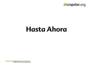 Taller semillas 2011 Cropster