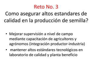 Taller semillas 2011 Dietrich E. Leihner