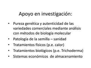 Taller semillas 2011 Dietrich E. Leihner