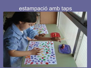 estampació amb taps 