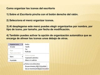En la zona de la derecha aparecen iconos para ir a las partes de WindowsXP que se usan más a menudo: Misdocumentos, Mis imágenes, Mi música y Mis sitios de red. Con el icono Panel de control podremos configurar y personalizar el aspecto de nuestro ordenador a nuestro gusto.Si tenemos alguna duda podremos recurrir a la Ayuda que Windows nos ofreceCon el icono Buscar podremos buscar ficheros que no sabemos donde están guardados.La opción Ejecutar permite ejecutar directamente comandos, se utiliza por ejemplo para entrar en el registro de Windows, ejecutar un programa etc... Por último, en la parte inferior están las opciones Cerrar sesión y Apagar. La primera permite cerrar la sesión actual y la segunda nos permitirá reiniciar nuevamente nuestro ordenado o apagarlo.
