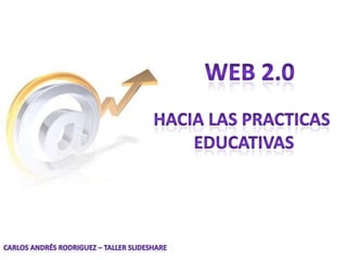 Web 2.0 Hacia las practicas  educativas Carlos Andrés Rodriguez – Taller Slideshare 