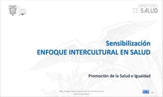 ZONA 6
DISTRITO
14D02
Mgs. Miguel Silva, Especialista de Promoción de
Salud e Igualdad
20
 