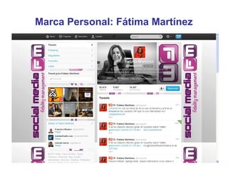 Marca Personal: Fátima Martínez
 