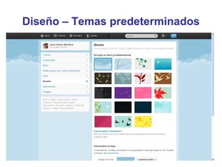 Diseño – Temas predeterminados
 