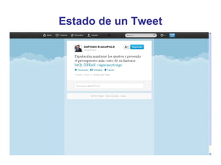 Estado de un Tweet
 