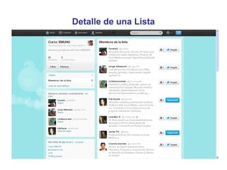 Detalle de una Lista
 