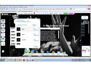 ← Los botones del menú
 