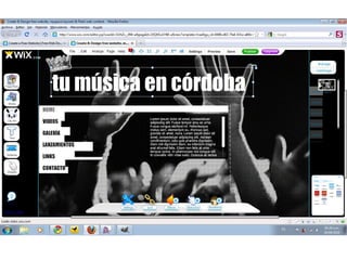 Taller Multimedia VI - Sitios dinámicos con Wix