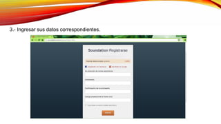 3.- Ingresar sus datos correspondientes.
 