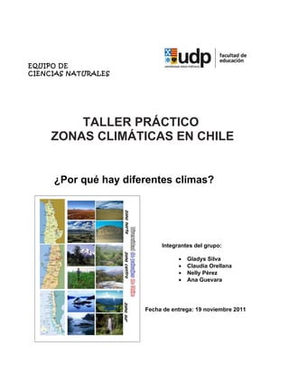Zonas Climáticas de Chile y adaptaciones 