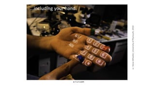 a-r-u-n.com
...including your hand.
ccSteveWheeler,UniversityofPlymouth,2010
 