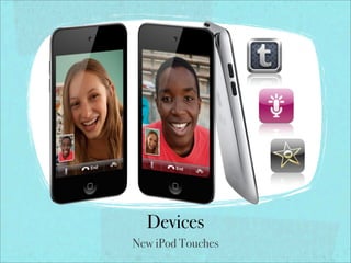 Devices
New iPod Touches
 