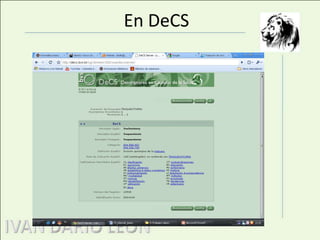 En DeCS