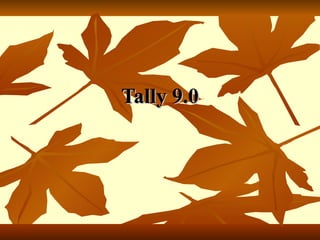 Tally 9.0 