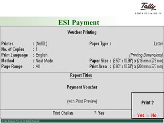ESI Payment 