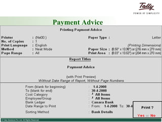 Payment Advice 