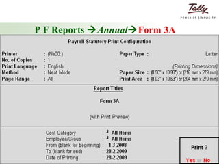 P F Reports   Annual  Form 3A 