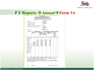 P F Reports   Annual  Form 3A 