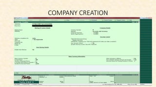 COMPANY CREATION
 