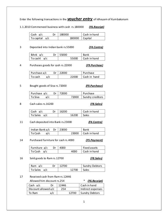 tally assignment questions