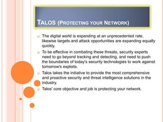 Talos Security Talos | PPTX