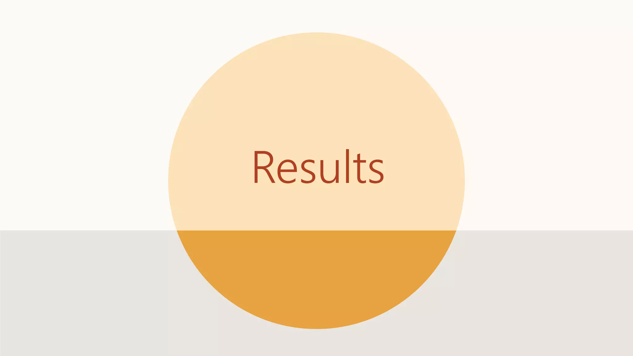 Results
 