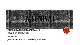 TalumpatiKahulugan ng talumpati, ibat-ibang uri ng talumpati at iba't ...