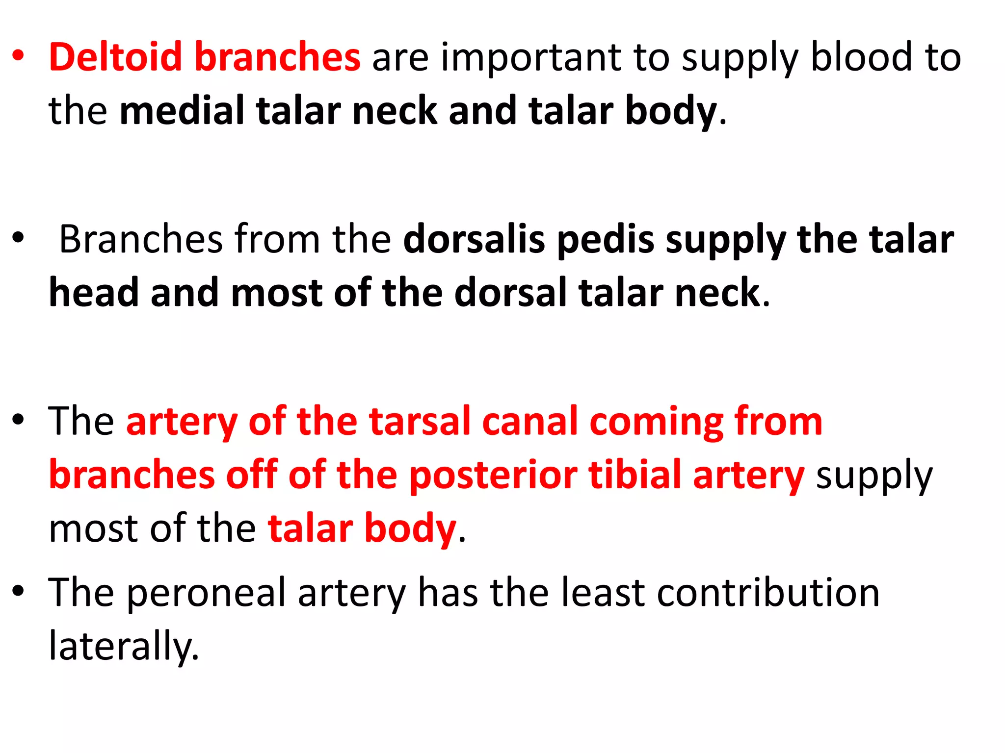 Talus body fracture management | PPT