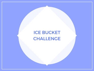 ICE BUCKET
CHALLENGE
 