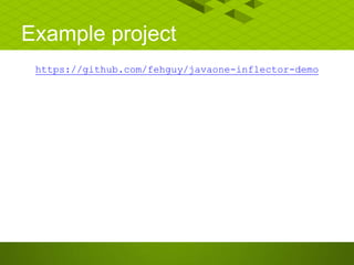 Example project
https://github.com/fehguy/javaone-inflector-demo
 
