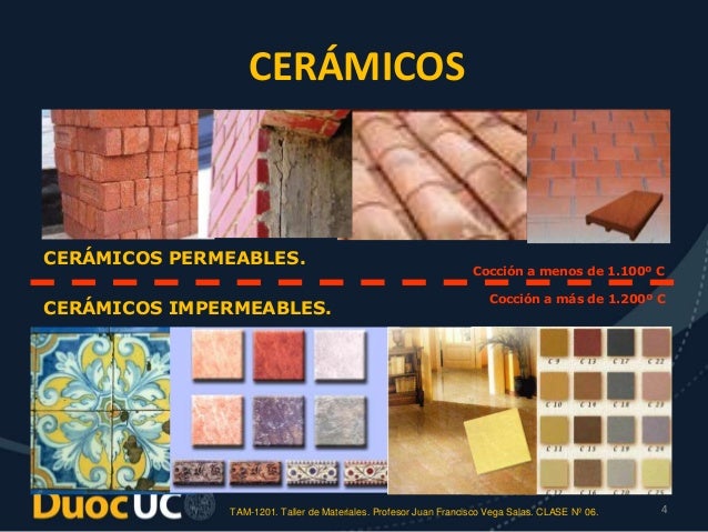 Materiales de Cerámicos Cocidos