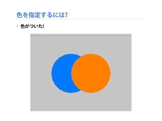色を塗ってみる
‣ コンピュータの画面はどうなっているのか?
‣ コンピュータの画面を拡大していくと...
‣ 縦横に並んだ点の集合 → ピクセル (Pixel)
‣ 一つのピクセルは赤、緑、青の三原色から成り立っている
 