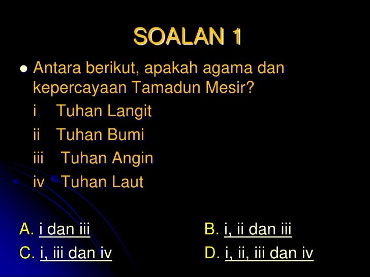 Tamadun mesir bab 1, tingkatan 4