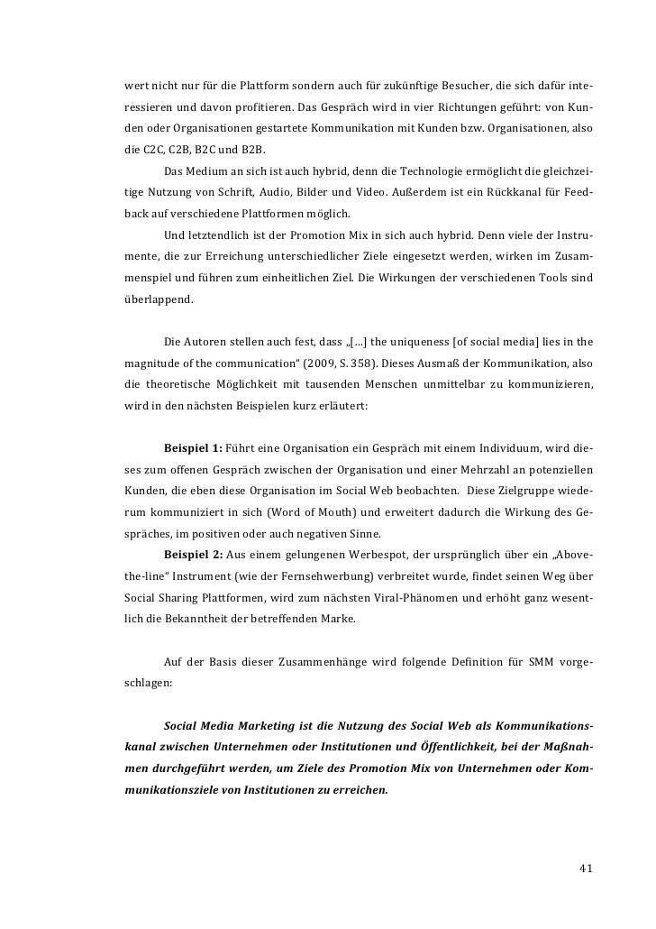Social Media Marketing In Der Kommunikationspolitik Fallbeispiel Swo