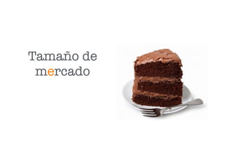 Tamaño de
mercado
 